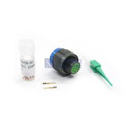 Alternative view of MIL-DTL-38999 Series III Connector, D38999/26WB35PN Male Plug, 11-35, N Orientation