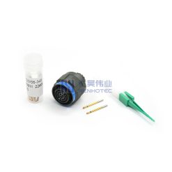 Alternative view of D38999/26WB35SN MIL-DTL-38999 Series III Straight Plug, 11-35, Olive Drab Cadmium Finish, Cable Mount