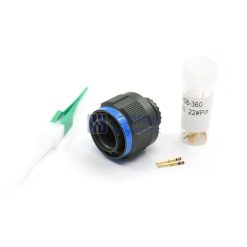 MIL-DTL-38999 Series III Connector, D38999/26WC35PN Male Plug, 13-35, N Orientation
