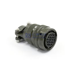MIL-DTL-26482 Series Connector, MS3116F14-19S Female Straight Plug 19 Pin