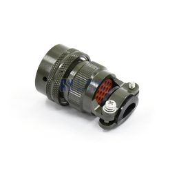 Alternative view of MIL-DTL-26482 Series Connector, MS3116F14-19S Female Straight Plug 19 Pin