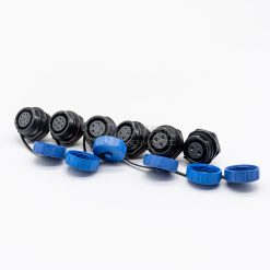 Alternative view of SP1712 Connector IP68 Waterproof Female 2-10 Pin Solder Socket Rear-nut Mount