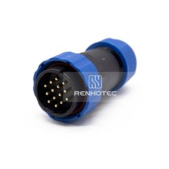 SP2910/P14 Waterproof Plug Cable Connector Solder