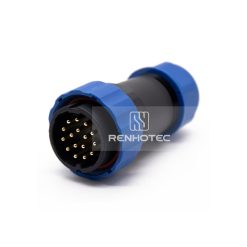 SP2910/P16 Waterproof Plug Cable Connector Solder
