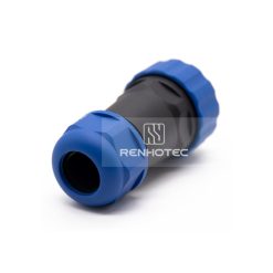 Alternative view of SP2910/P16 Waterproof Plug Cable Connector Solder