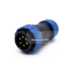 SP2910/P6 Waterproof Plug Cable Connector Solder