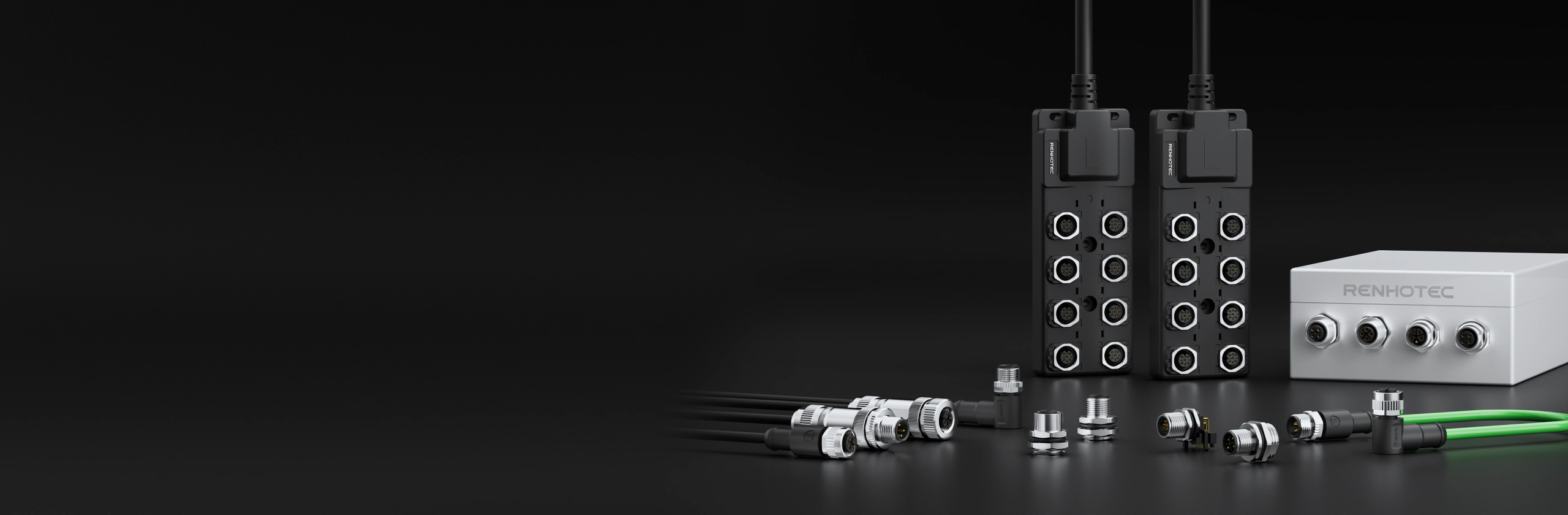 Renhotec M12 connectors for fieldbus systems